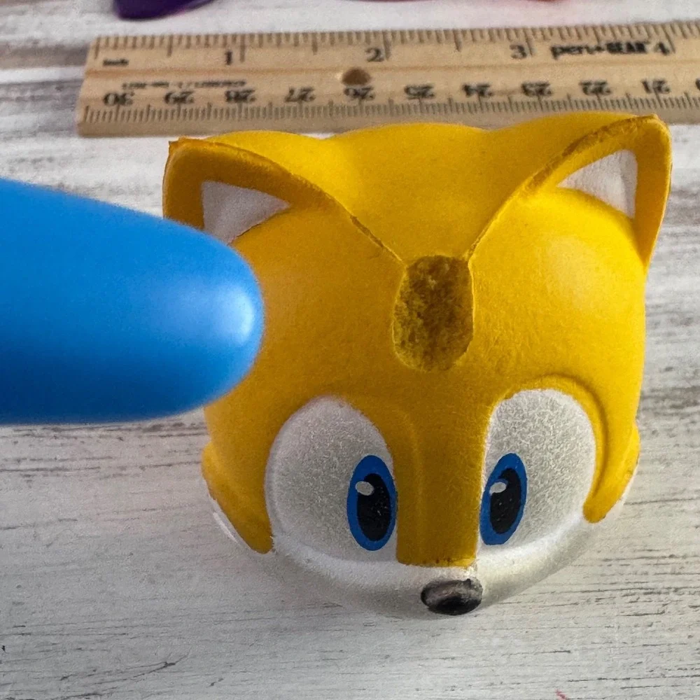 Sega Sonic the Hedgehog Lot Metal Diecast Figures & SquishMe‎ Jada Toys